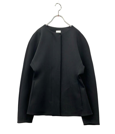 美品 YONFA ノーカラージャケット タグ付き レディース SIZE M ヨンファ