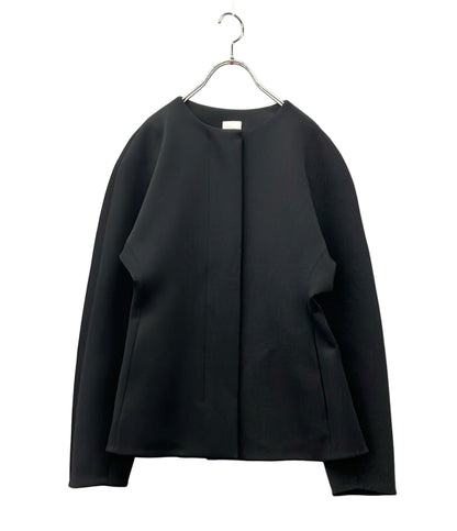 美品 YONFA ノーカラージャケット タグ付き レディース SIZE M ヨンファ
