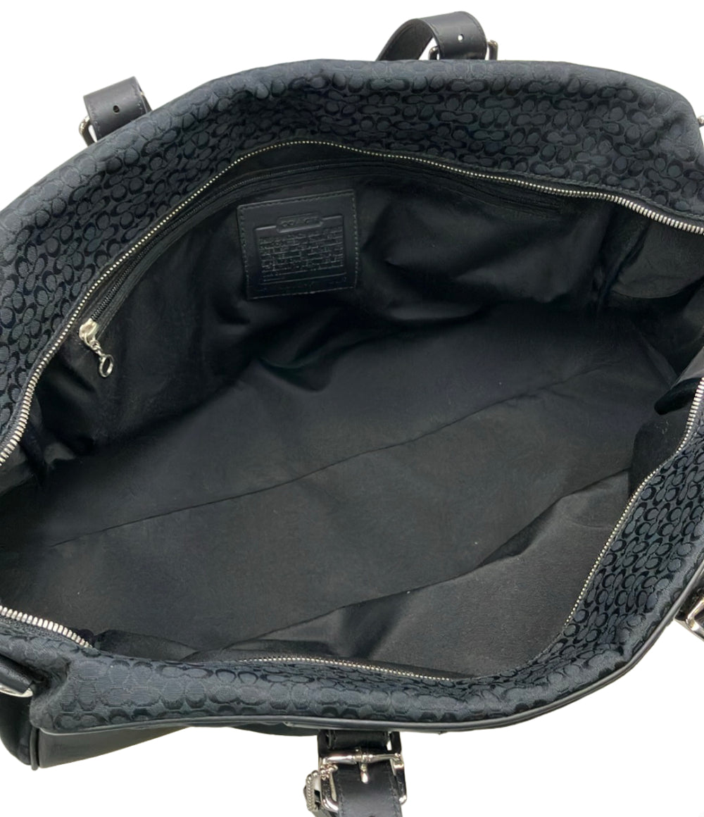 COACH 2way ボストンバッグ ショルダーバッグ 斜め掛け ミニシグネチャー F77085 レディース コーチ
