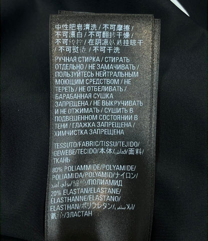 美品 BALENCIAGA adidas 半袖Tシャツ モックネック 後ジップアップ レディース SIZE 34 (XS) バレンシアガ アディダス