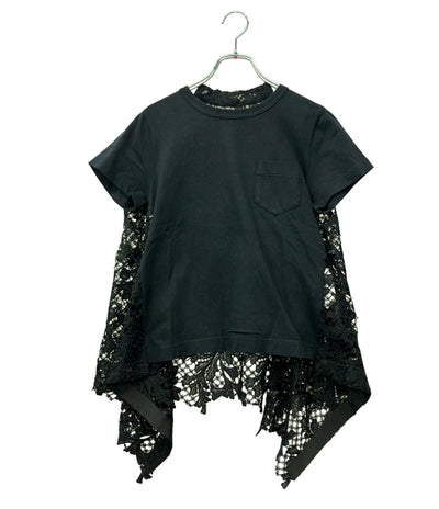 sacai 半袖Tシャツ レーストリム コットン 20SS 20-04942 レディース SIZE 2 (M) サカイ