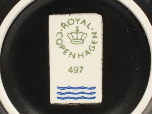 美品 Royal Copenhagen マグカップ 4点セット ブラック ロイヤルコペンハーゲン