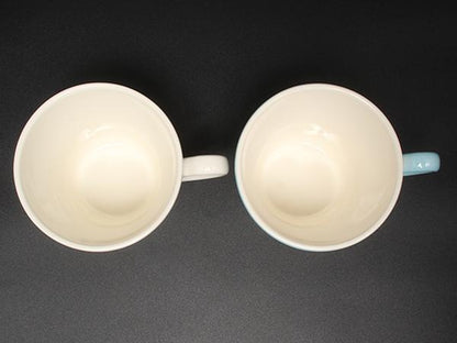 美品 WEDGWOOD マグカップ 2点セット ペア フェスティビティ アイボリー ブルー ウェッジウッド