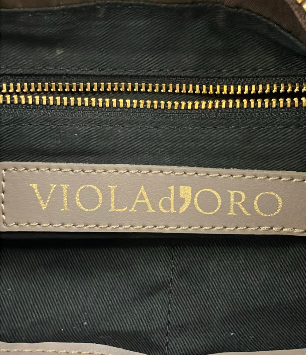VIOLAd'ORO 2WAY ハンドバッグ ショルダーバッグ 斜め掛け レディース ヴィオラドーロ