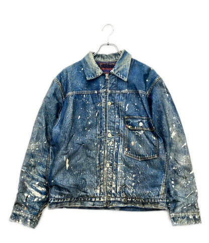 TOLQ トロンプルイユ　プリンテッドデニムジャケット メンズ SIZE 38 (S) トルク