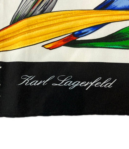 カールラガーフェルド スカーフ シルク100% レディース KARL LAGERFELD
