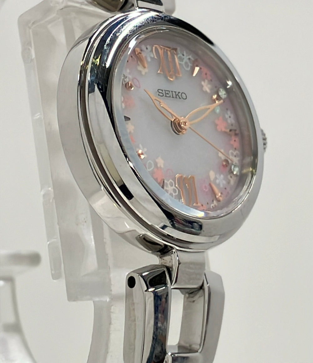SEIKO 腕時計 ソーラー V117-0CT0 レディース セイコー