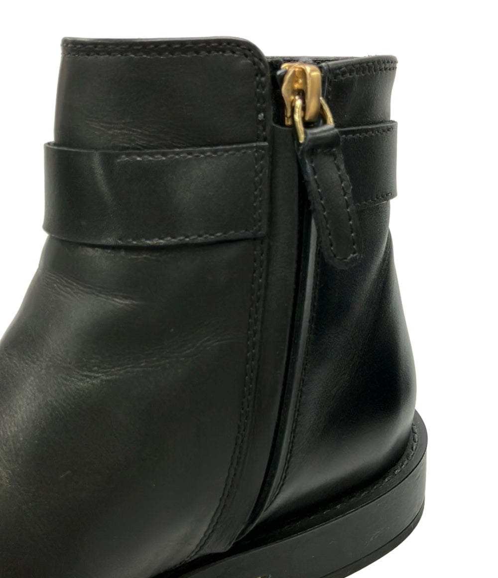 美品 TOD’S ショートブーツ サイドジップ タイムレス レディース SIZE 34 トッズ