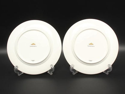 美品 TIFFANY&Co. プレート 皿 2点セット 19cm 5th アベニュー ティファニー