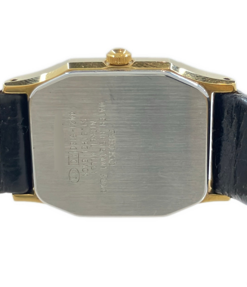 SEIKO 腕時計 スピリット クオーツ ゴールド 4N21-5180 レディース セイコー