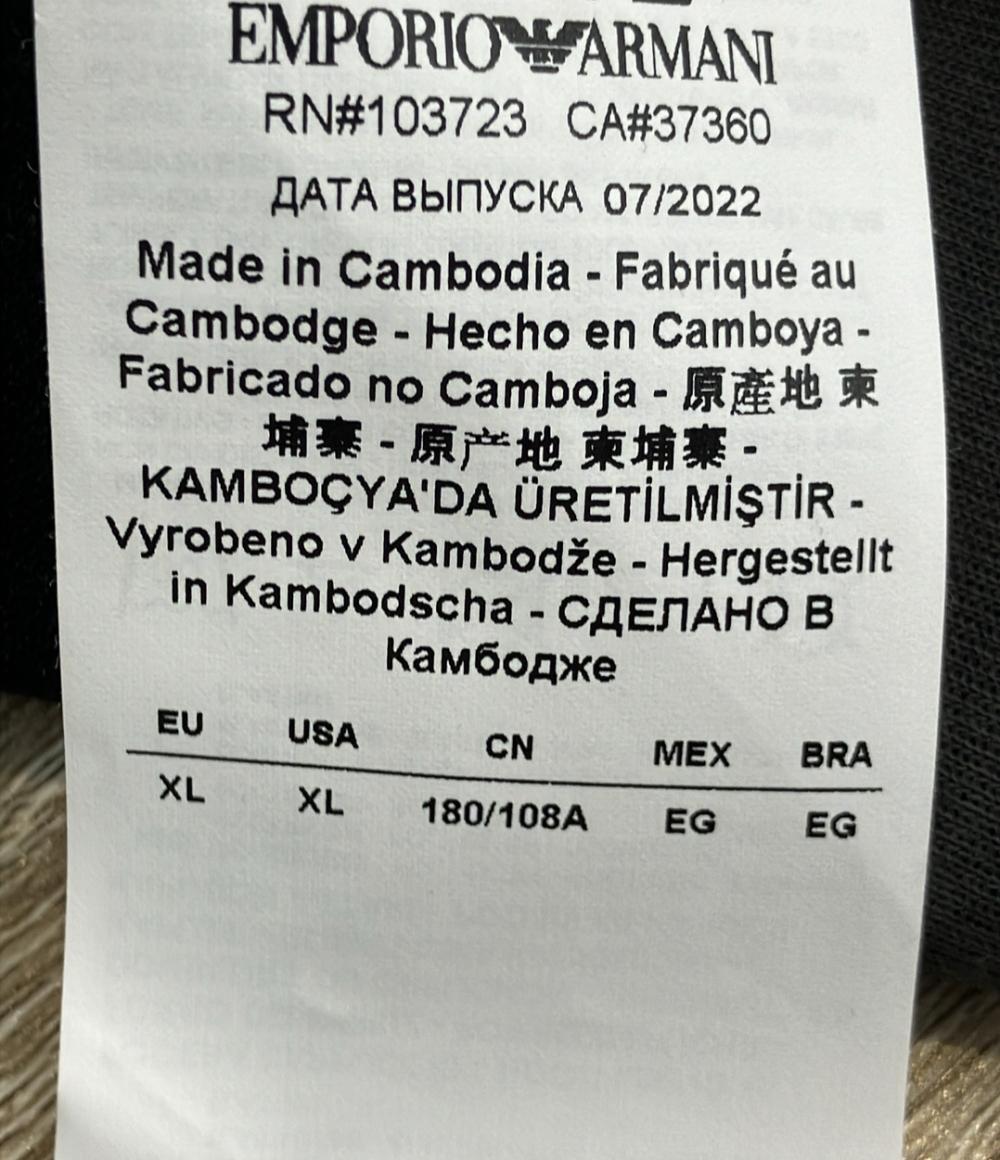 Emporio Armani パーカー ジップ チャコールグレー 3RPM30 PJFAZ メンズ SIZE XL エンポリオ・アルマーニ