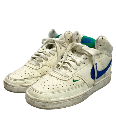 NIKE ミドルカットスニーカー コートビジョン CD5436-105 レディース SIZE 23.5 ナイキ