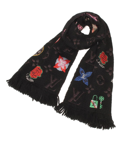 レア‼️ルイヴィトン ロゴマニア LVストーリーズ ノワール LOUIS VUITTON ルイ・ヴィトン エシャルプ ロゴマニア LVストーリーズ