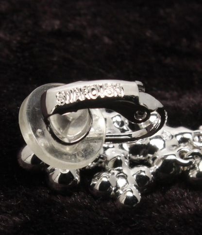 美品 SWAROVSKI チョーカー ネックレス イヤリング 2点セット レディース スワロフスキー