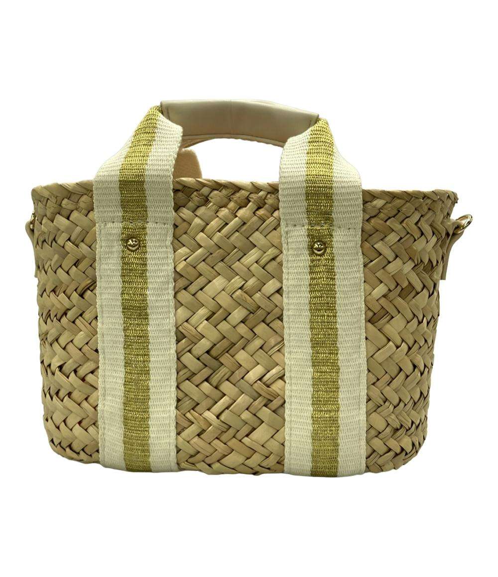 美品 ニコアンド かごバッグハンドバッグ レディース niko and...