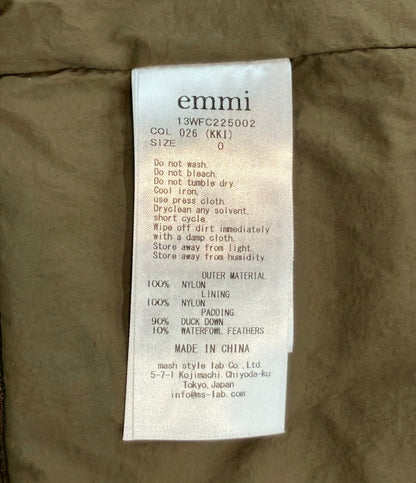 emmi atelier AYA KANEKO ecoマルチウェイダウン マフラー付き レディース SIZE 0 エミアトリエ