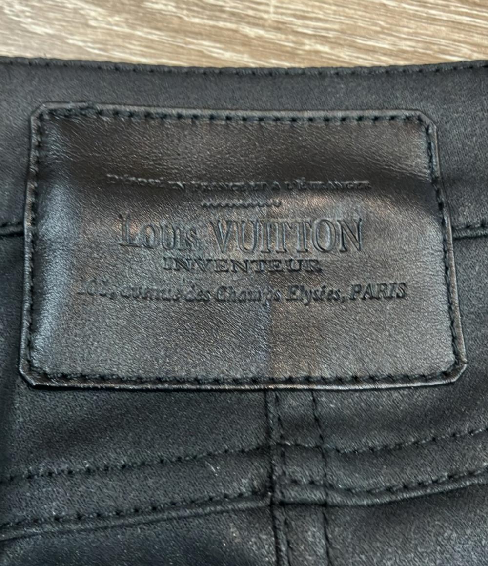 ルイ・ヴィトン レザーパンツ RW132W F4PA15DDB レディース SIZE 34 (XS) LOUIS VUITTON