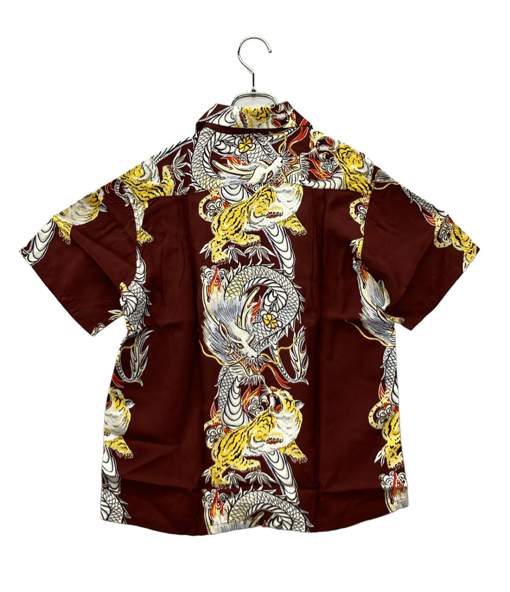 SUN SURF アロハシャツ トルネードタイガー メンズ SIZE S サンサーフ