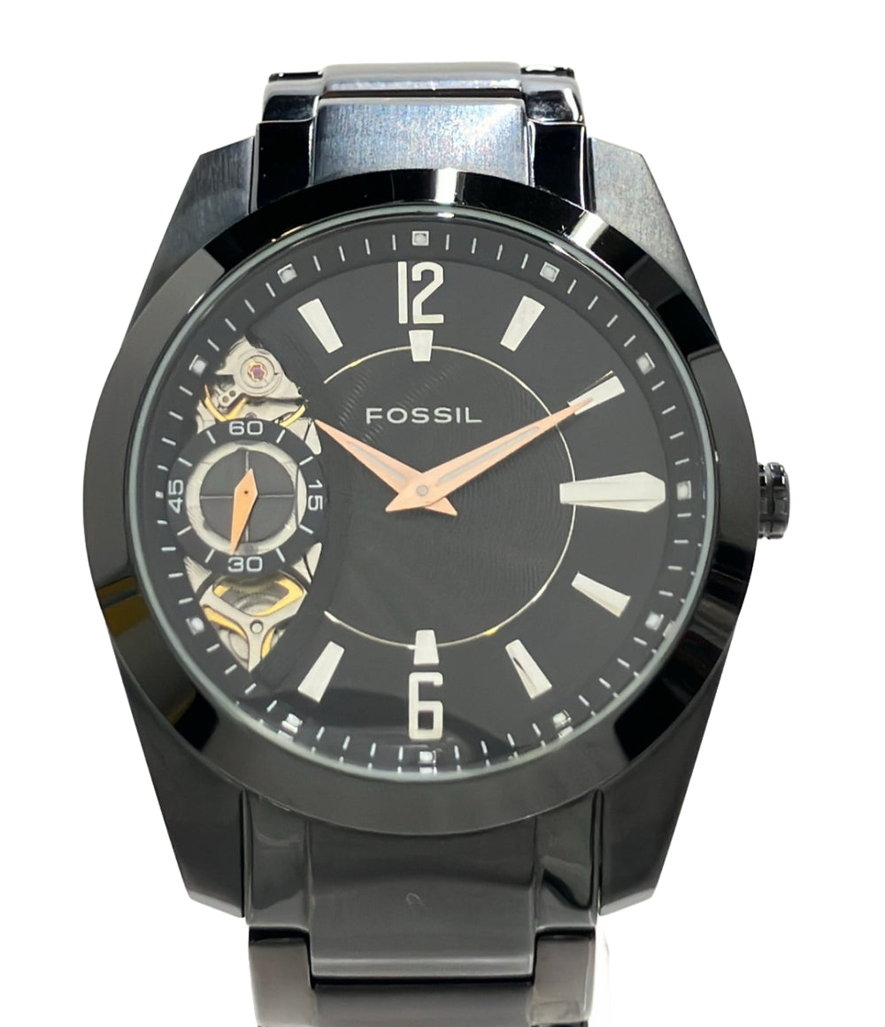 FOSSIL 腕時計 クオーツ 自動巻き ブラック ME-1001 メンズ フォッシル