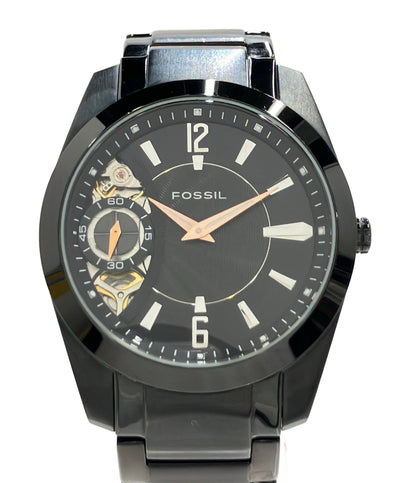 FOSSIL 腕時計 クオーツ 自動巻き ブラック ME-1001 メンズ フォッシル