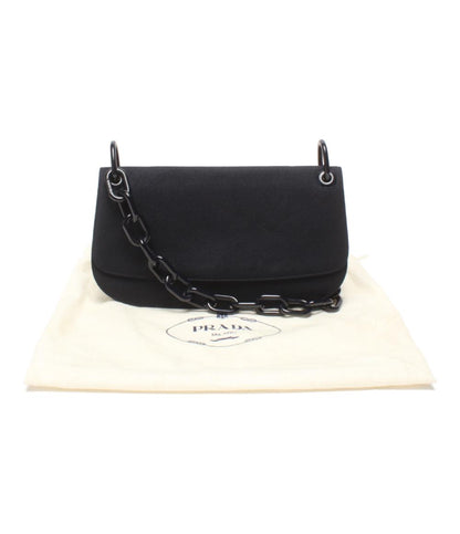 PRADA ショルダーバッグ 肩掛け プラスチックチェーン レディース プラダ