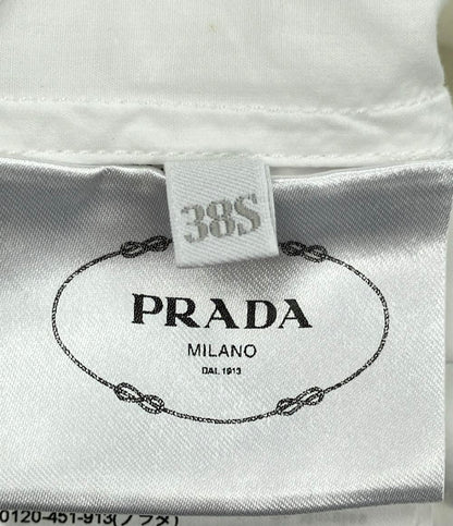プラダ オフショルダー長袖リボンブラウス レディース SIZE 38S (S) PRADA