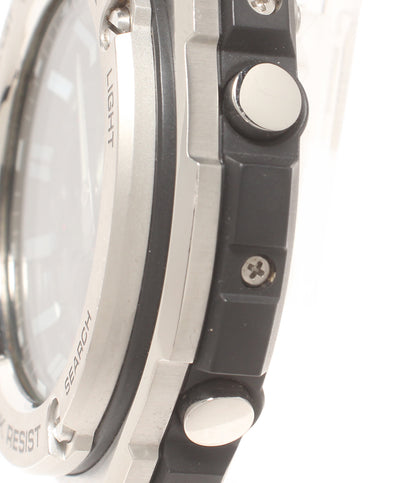 CASIO 腕時計 Gスチール G-STEEL 電波ソーラー G-SHOCK ソーラー ブラック GST-W110D メンズ カシオ