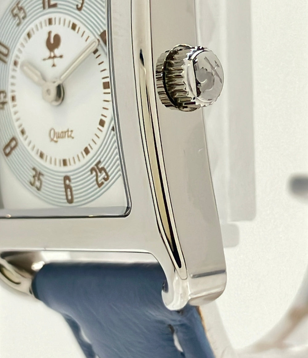 美品 IDA watch 腕時計 クオーツ ホワイト レディース イダウォッチ
