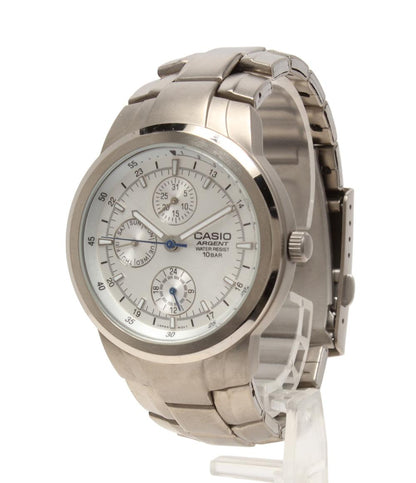 カシオ 腕時計 アージェント クオーツ シルバー ARG-301 メンズ CASIO