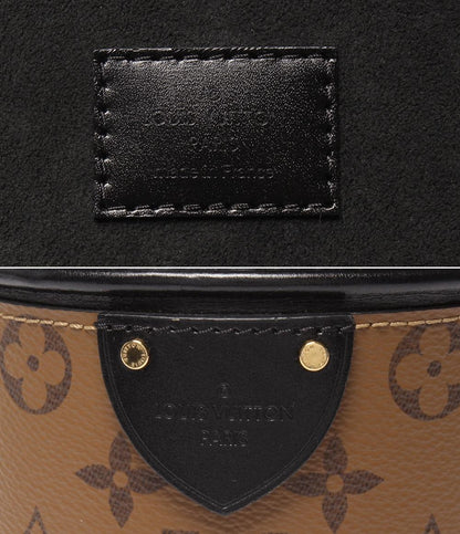 美品 ルイヴィトン 2way ハンドバッグ ショルダーバッグ 肩掛け 斜め掛け カンヌ モノグラムリバース M43986 レディース ルイヴィトン