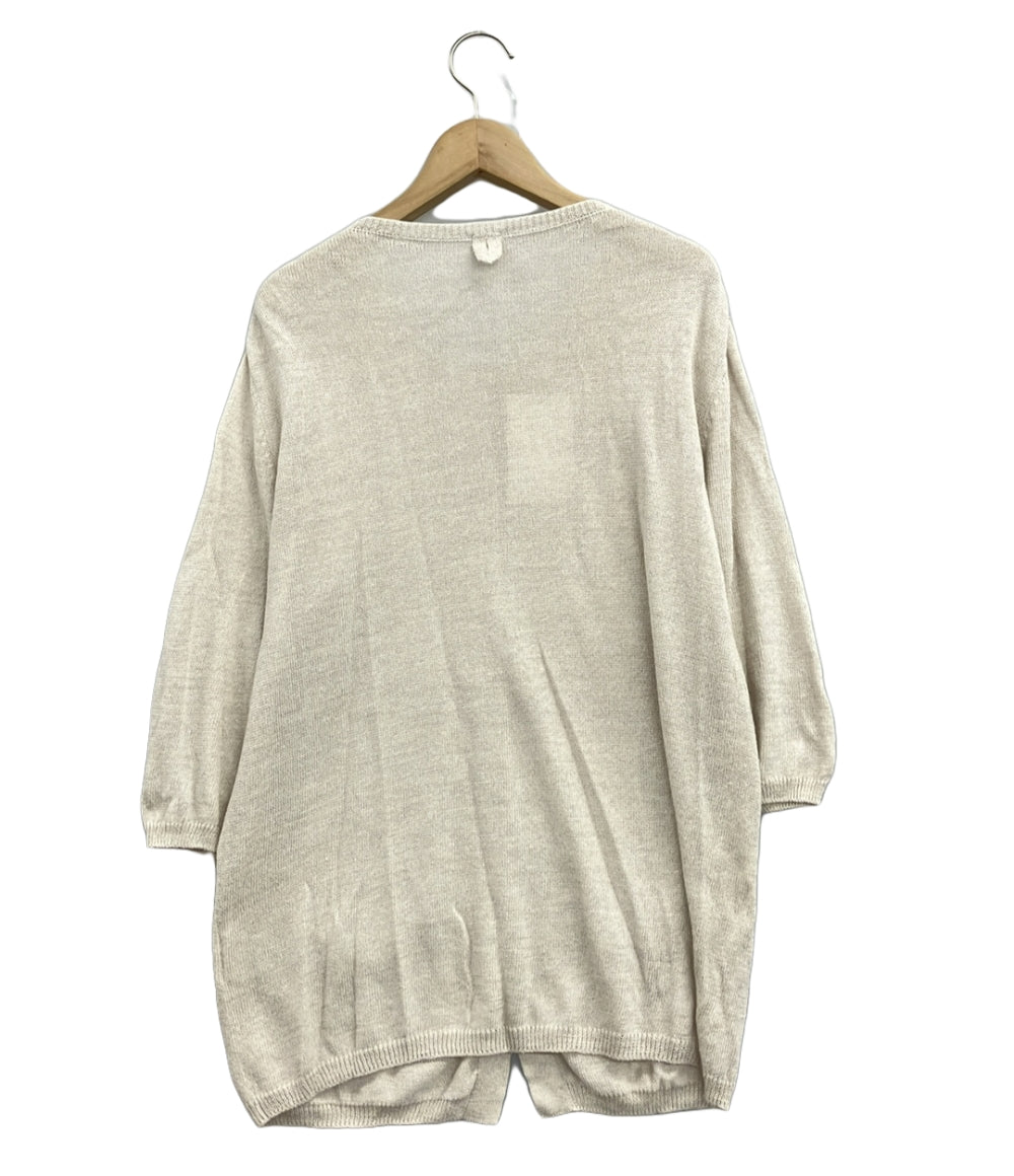 美品 マーガレットハウエル 長袖カーディガン 589-8164002 レディース SIZE F (M) MARGARET HOWELL