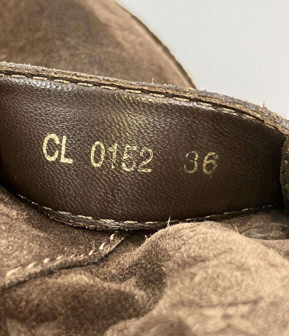 ルイ・ヴィトン フォーヴィストライン ムートンブーツ モノグラム柄 レディース SIZE 36 (M) LOUIS VUITTON