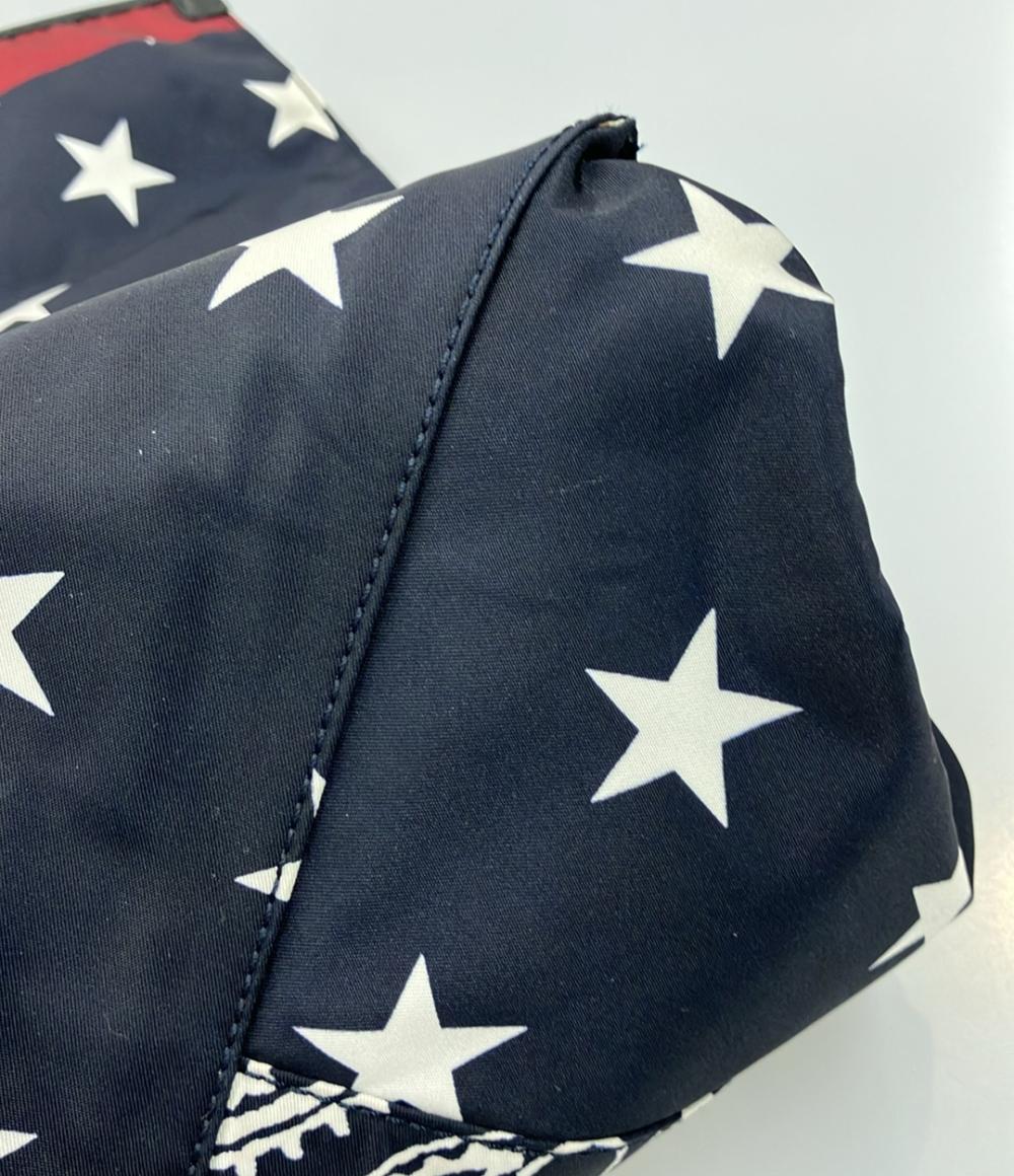 モンクレール ペイズリースター柄ナイロントートバッグ メンズ MONCLER