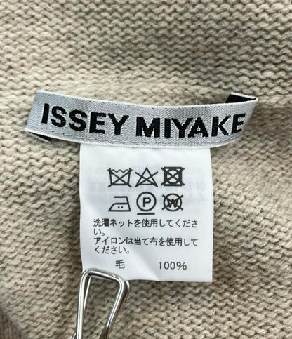 美品 ISSEY MIYAKE 長袖ニット タートルネック IM03KN264 レディース SIZE 2 (M) イッセイミヤケ