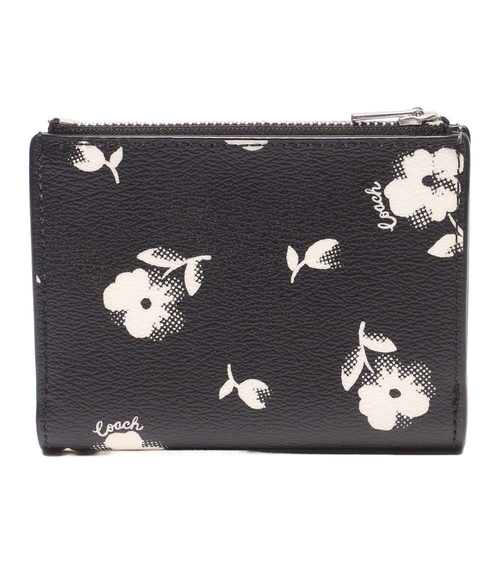 美品 COACH 二つ折り財布 花柄 レディース コーチ