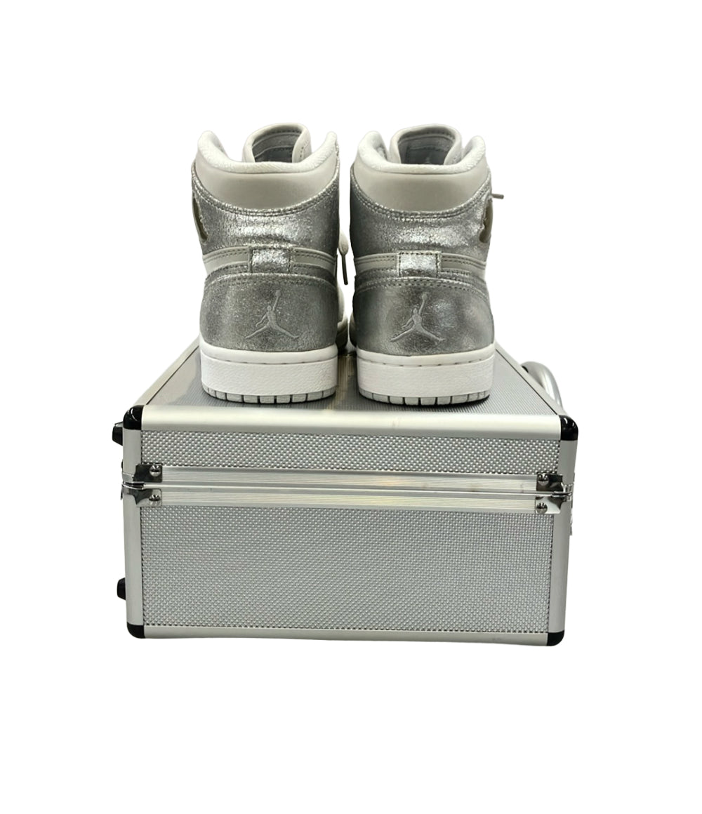 NIKE ハイカットスニーカー AIR JORDAN 1 RETRO HIGH SILVER 396009-001 メンズ SIZE 25.0 (S) ナイキ