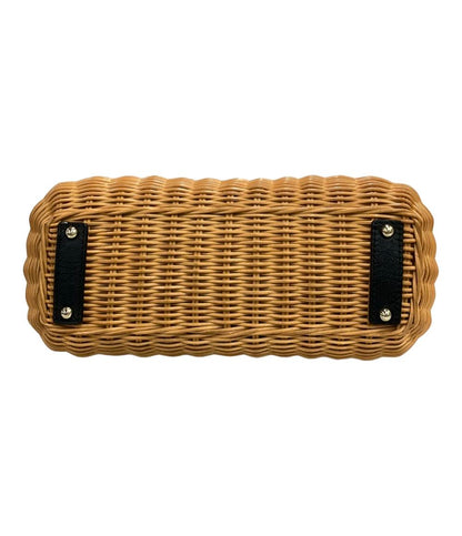 美品 kate spade ハンドバッグ ショルダーバッグ かごバッグ 2WAY 斜め掛け レディース ケイトスペード