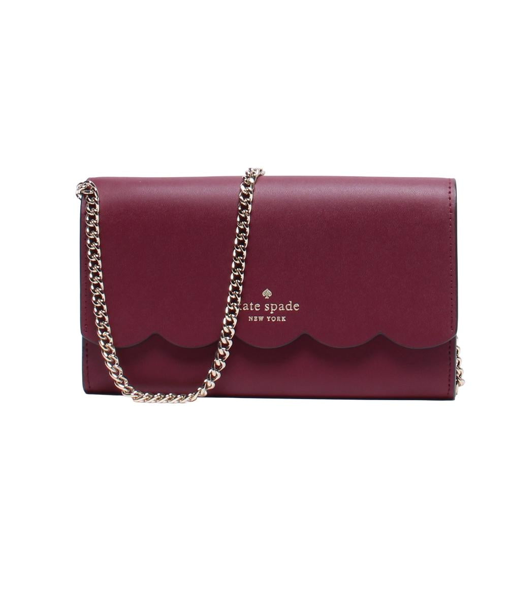 美品 ケイトスペード チェーンショルダーウォレット 長財布 レディース Kate Spade
