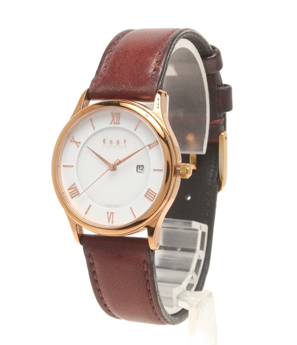 Knot 腕時計 ソーラー ホワイト CS-32 レディース メンズ ノット