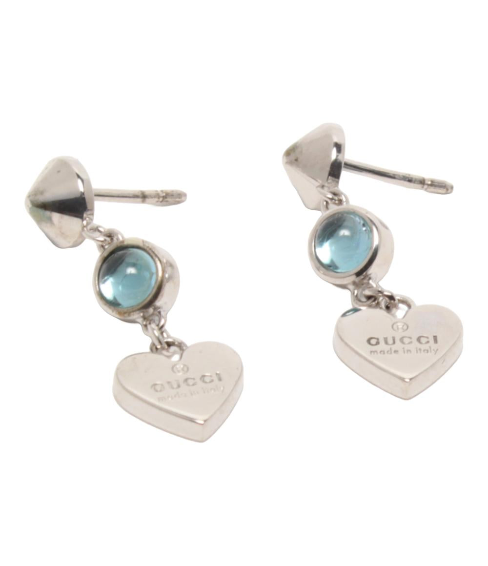 GUCCI ピアス スワロフスキー装飾付き グッチ ピアス メンズ 18K 金 レディース GUCCI インター