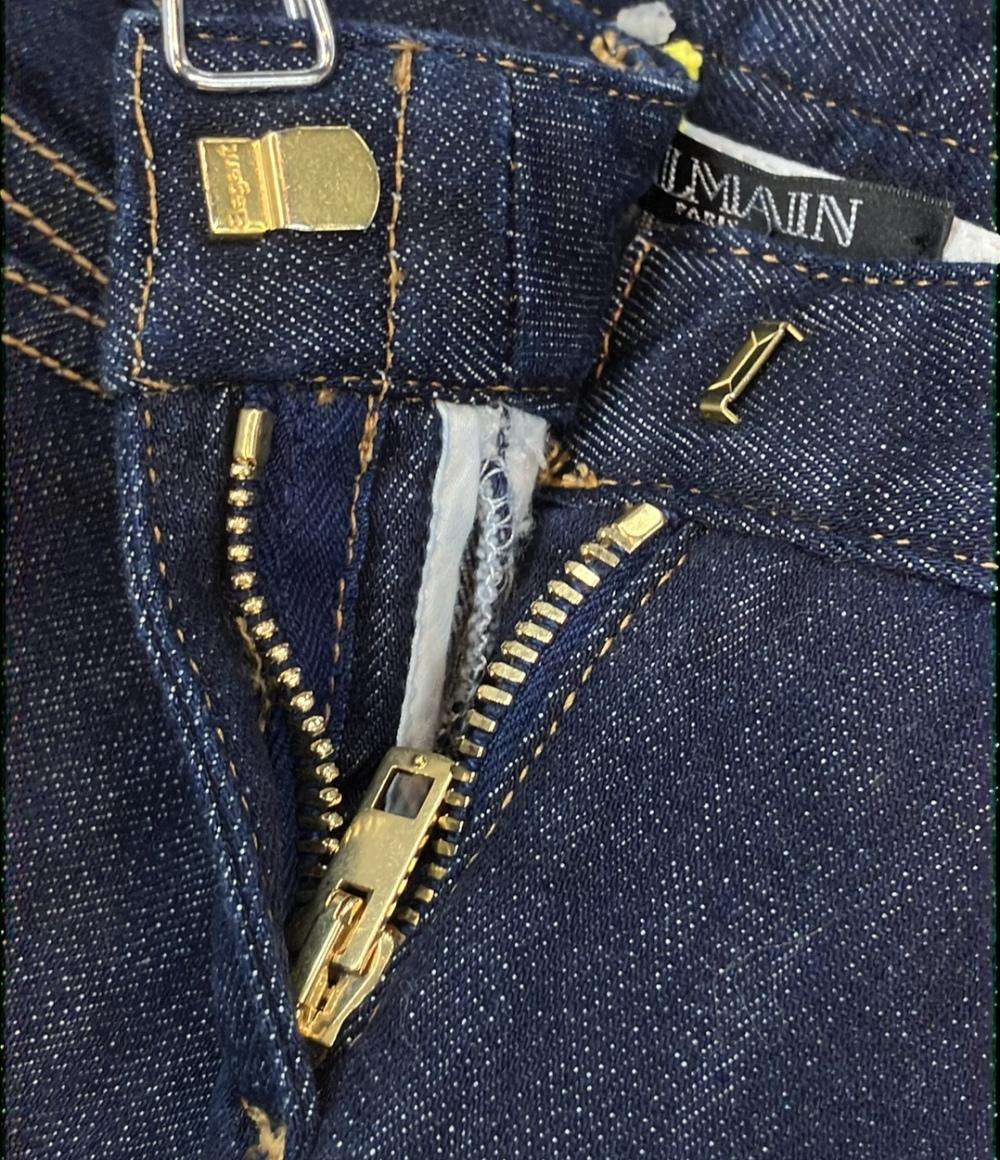 美品 バルマン デニムパンツ レディース SIZE 34 (S) BALMAIN