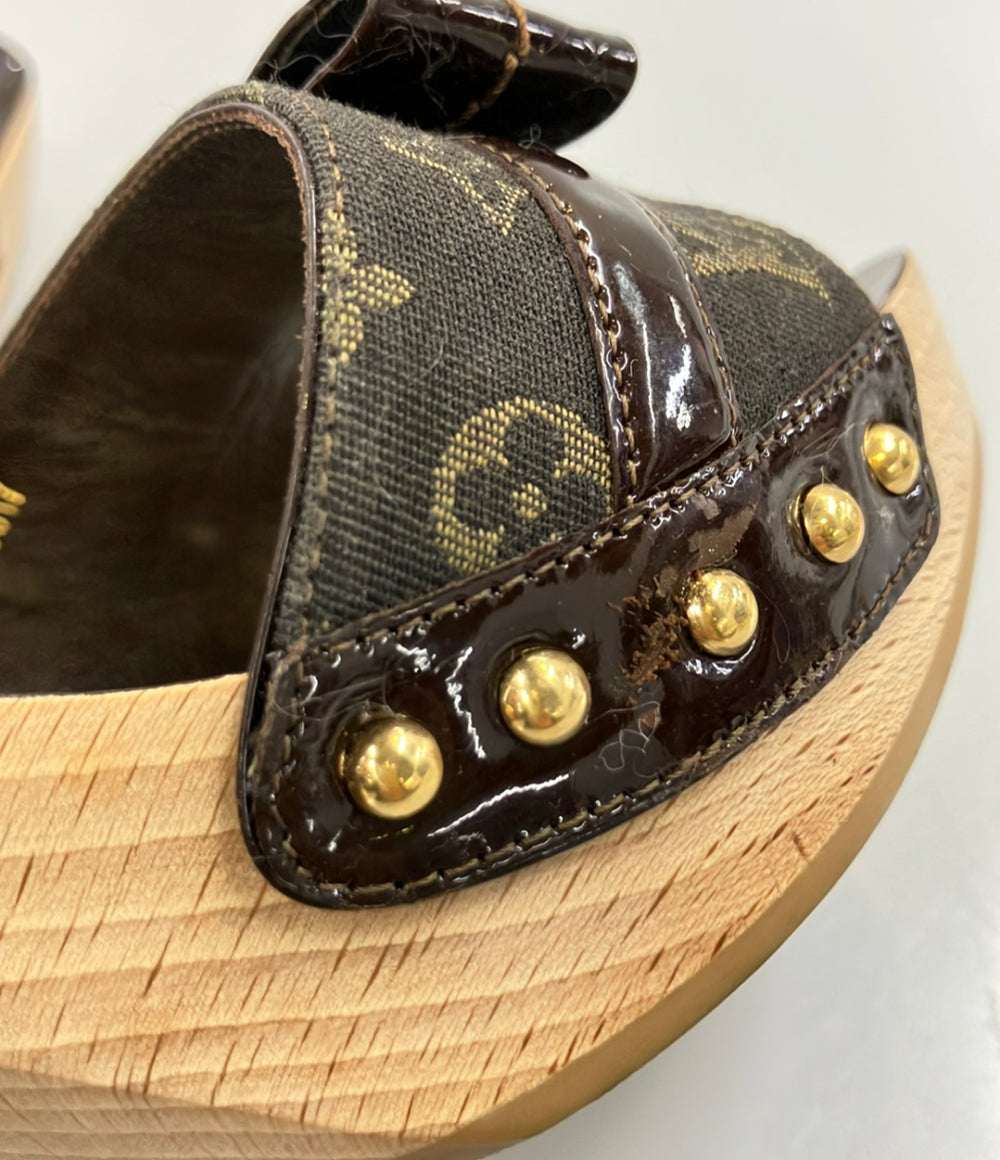 LOUIS VUITTON ミュールサンダル レディース SIZE 37 (24.5cm) ルイ・ヴィトン