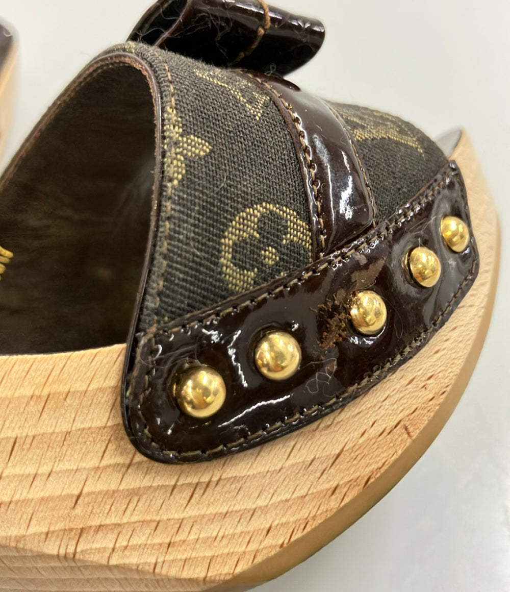 LOUIS VUITTON ミュールサンダル レディース SIZE 37 (24.5cm) ルイ・ヴィトン