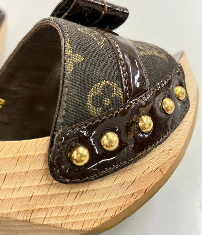 LOUIS VUITTON ミュールサンダル レディース SIZE 37 (24.5cm) ルイ・ヴィトン