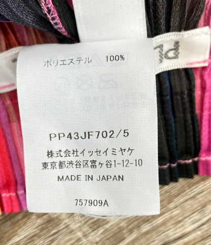 PLEATS PLEASE プリーツパンツ 24AW  ストライプ ワープ・プリーツパンツ WARP PP43JF702 レディース SIZE 5 (XXL) プリーツプリーズ
