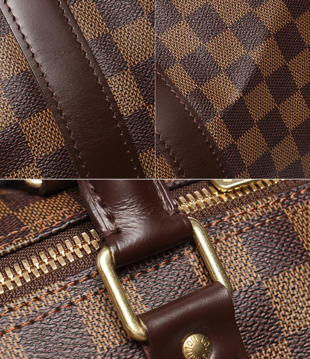 美品 ルイヴィトン 2way ボストンバッグ ショルダーバッグ 肩掛け キーポル バンドリエール55 ダミエ エヌベ N41414 メンズ Louis Vuitton