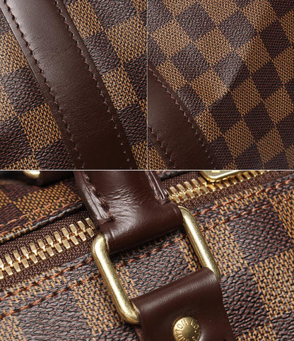 美品 ルイヴィトン 2way ボストンバッグ ショルダーバッグ 肩掛け キーポル バンドリエール55 ダミエ エヌベ N41414 メンズ Louis Vuitton