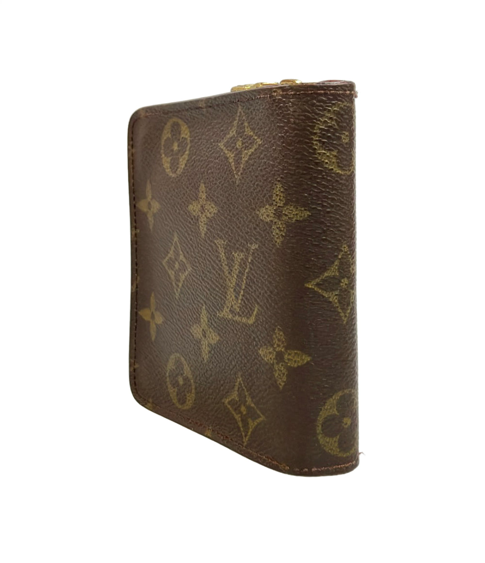 LOUIS VUITTON 二つ折り財布 コンパクト ジップ モノグラム M61667 レディース メンズ ルイ・ヴィトン