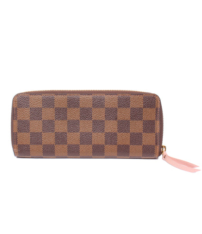LOUIS VUITTON ラウンドファスナー長財布 ポルトフォイユ クレマンス ダミエ エベヌ N41626 レディース ルイ・ヴィトン