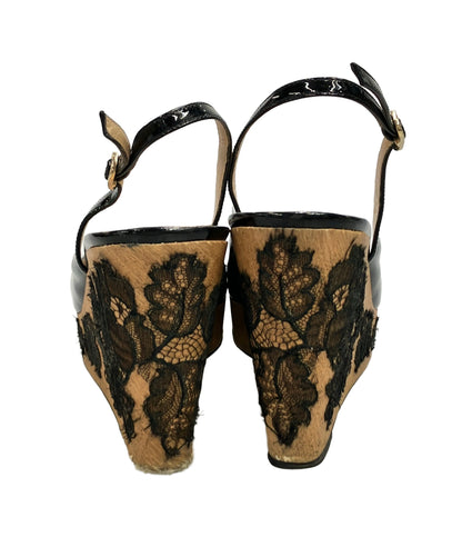 訳あり Valentino Garavani バックバンドサンダル ウェッジソール レディース SIZE 39 (24.5cm) ヴァレンティノ・ガラヴァーニ